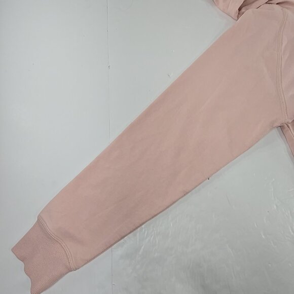 MICHAEL KORS LIGHT PINK PULLOVER HOODIE WITH A GOLD-TONE LOGO WOMENS SIZE XL EUC - Picture 8 of 16